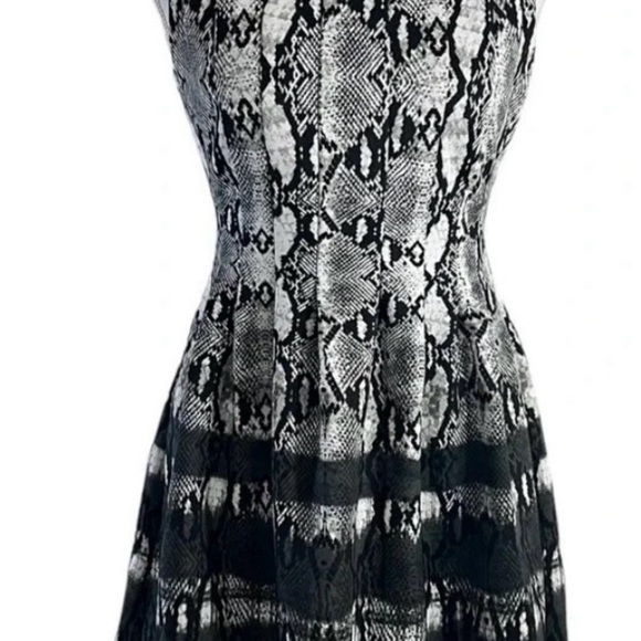 Vince Camuto Black and White A-line Dress - Picture 7 of 8